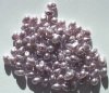 100 4x6mm Lilac Pearl Glass Drop Beads